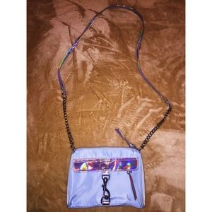 Baby blue holographic Purse